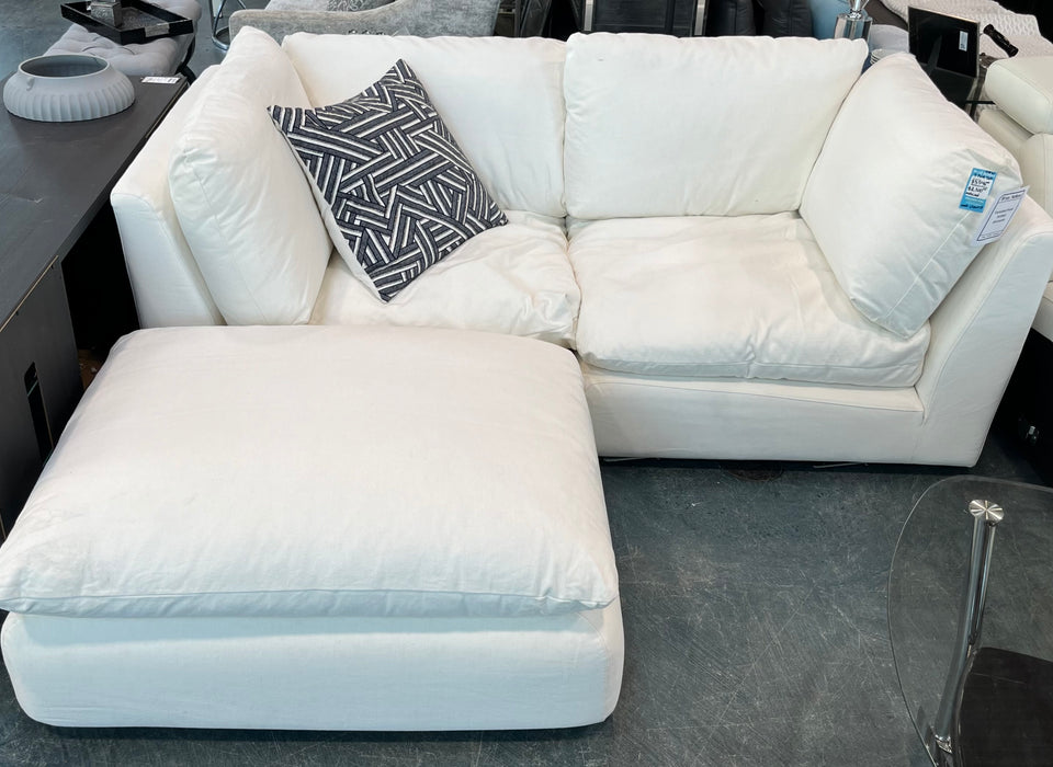 White 3 Piece Sectional