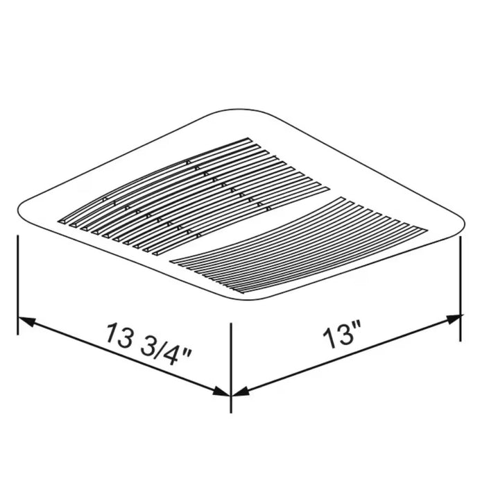 Cyclone HushTone Switchable 3 Speed, 50/80/100 CFM Ceiling Bathroom Exhaust Fan with Humidity - ENERGY STAR® (new)