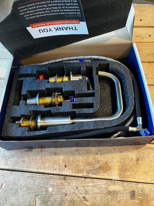 WELLFOR SZ1 Widespread Bathroom Sink Faucet with Two Handles in Brushed Nickel (new)