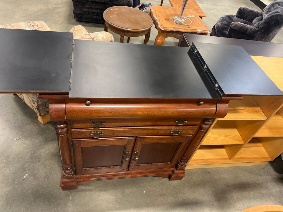 Antique Style Buffet/Bar Cabinet (Used)