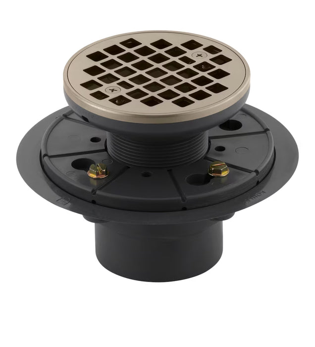 KOHLER Round Design Tile-In Shower Drain, Vibrant Brushed Bronze (New)