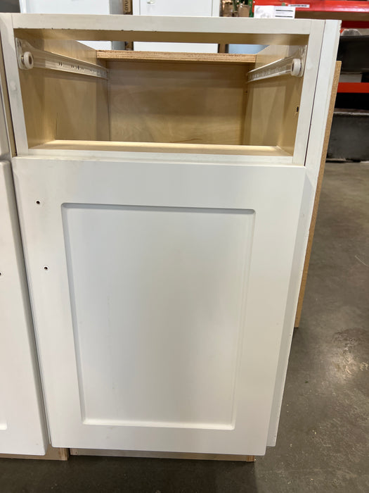 White Shaker Vanity Lower Cabinet