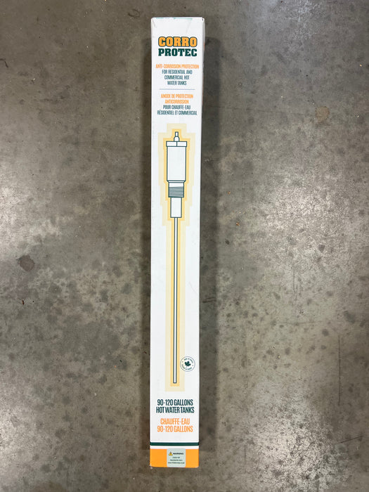 Corro-Protec Powered Anode Rod for 90-120 gallons Water Heaters, Stops Rotten Egg Smell, Corrosion and Limescale (new)