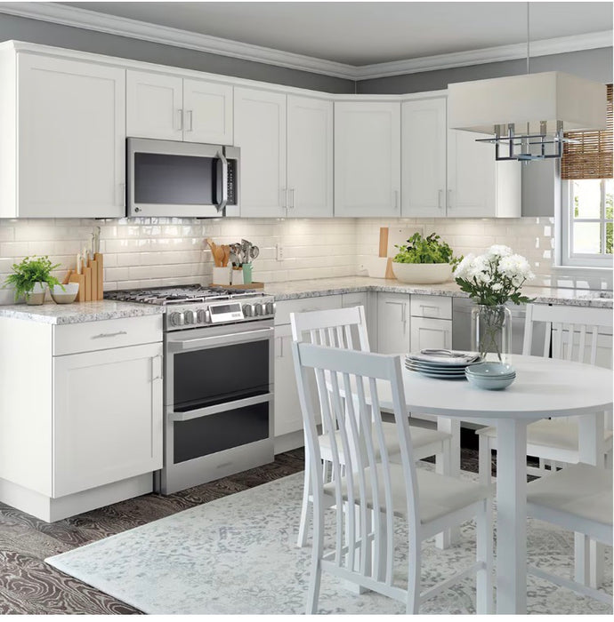 Edson 30 in. W x 12 H x 13 D Assembled Kitchen Wall Cabinet, White (W3012)