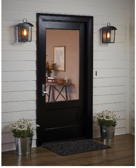 Generation Lighting Hodges 60w. 1-Light Ash Black Small Outdoor Wall Lantern (new)