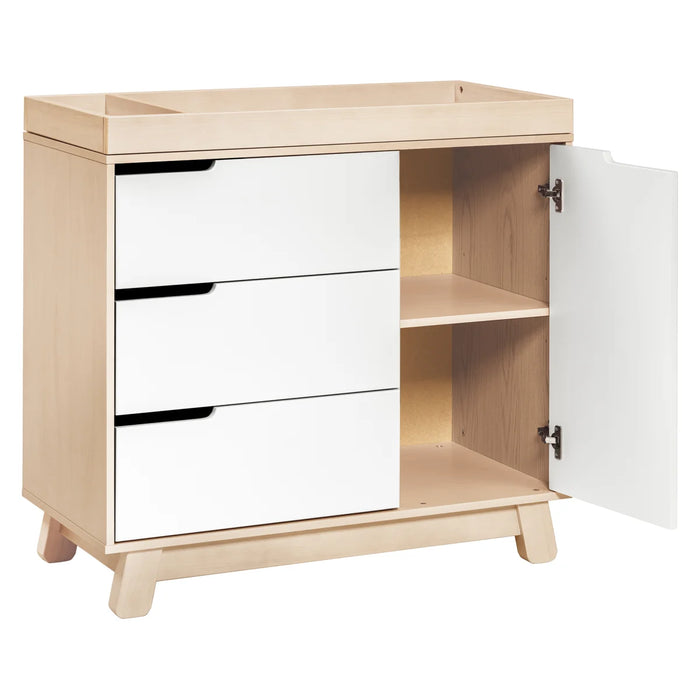 Hudson 3-Drawer Changer Dresser with Removeable Changing Tray - Colour Washed Natural White - M4223NXW