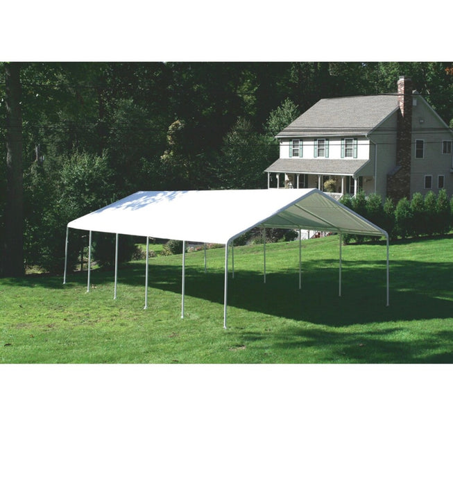 ShelterLogic 18 ft. x 30 ft. Canopy Replacement Cover in White (new)
