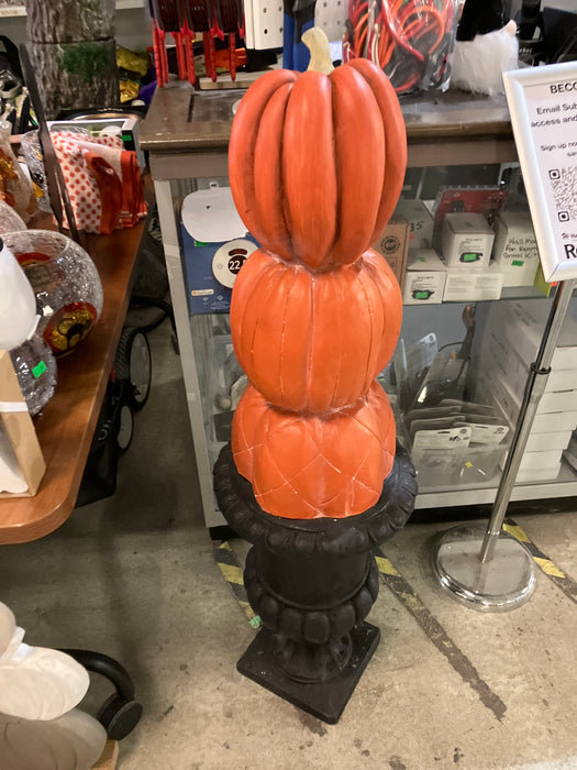 Stacked pumpkins