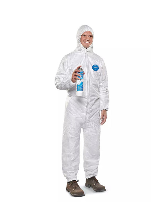 25pc Case DuPont™ Tyvek® 400 Coverall With Hood - Medium (new)