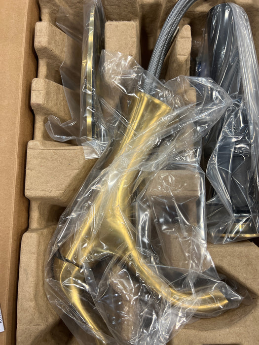 KOHLER Sundae Single-Handle Bathroom Sink Faucet in Gold (new)