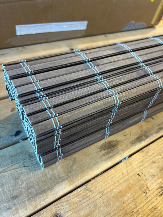 Home Decorators Collection 23-Inch W x 48-Inch L Driftwood Bamboo Cordless Roman Shades (new)