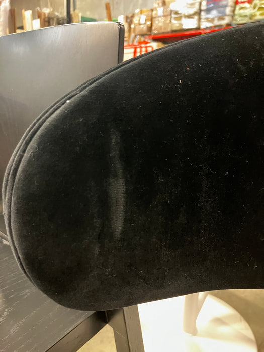 Birba Black Velvet Dining Chair (New)