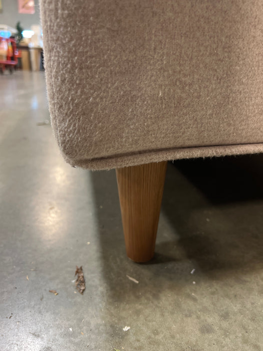 Dusty Pink Lounger Sofa Armless (used)
