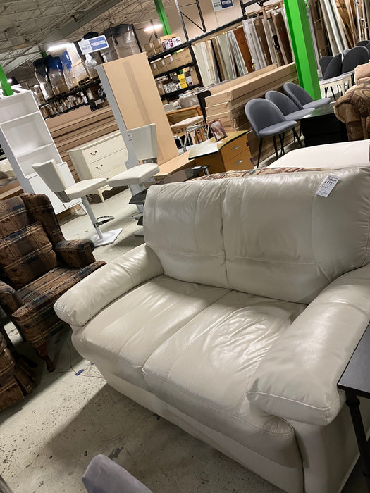 White Loveseat (Used)
