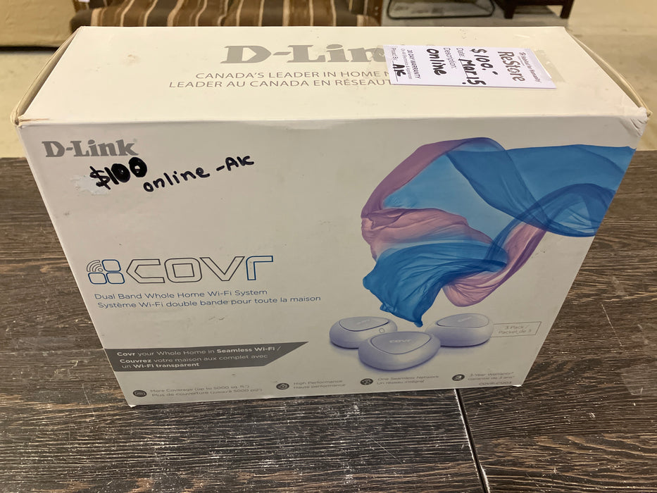 D-Link COVR  Whole Home Mesh Wi-Fi System (new)