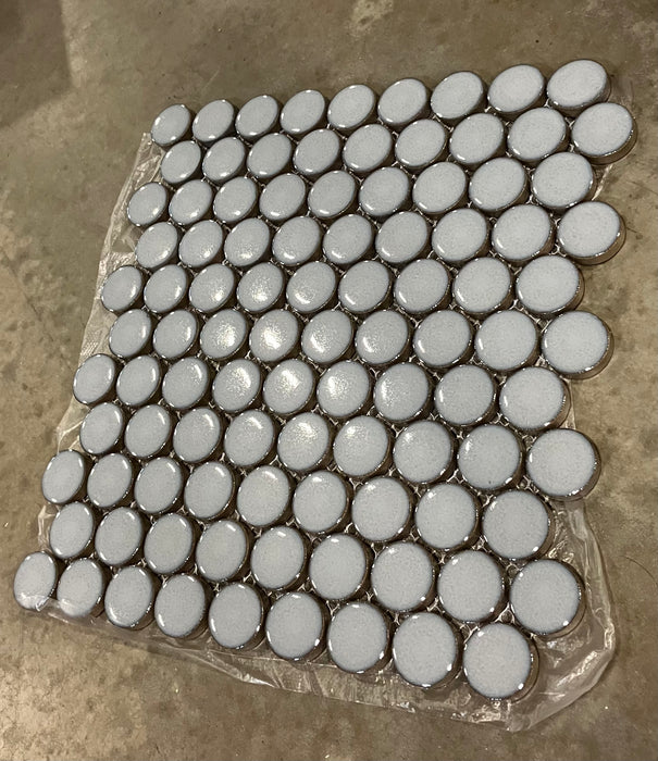 Penny Round Ash Picket Mosaic Tile (New)