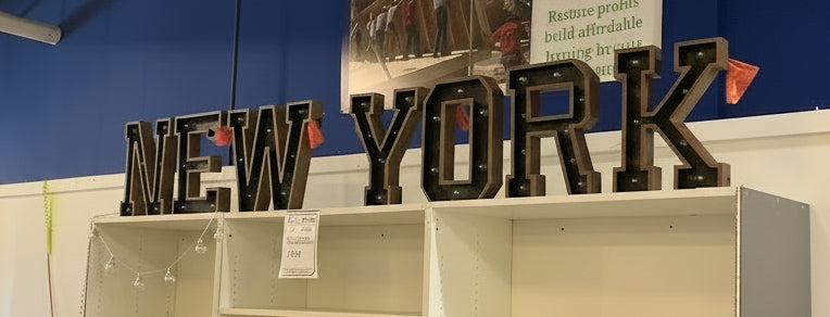 Archera "New York" Metal Battery Powered LED Sign (new)