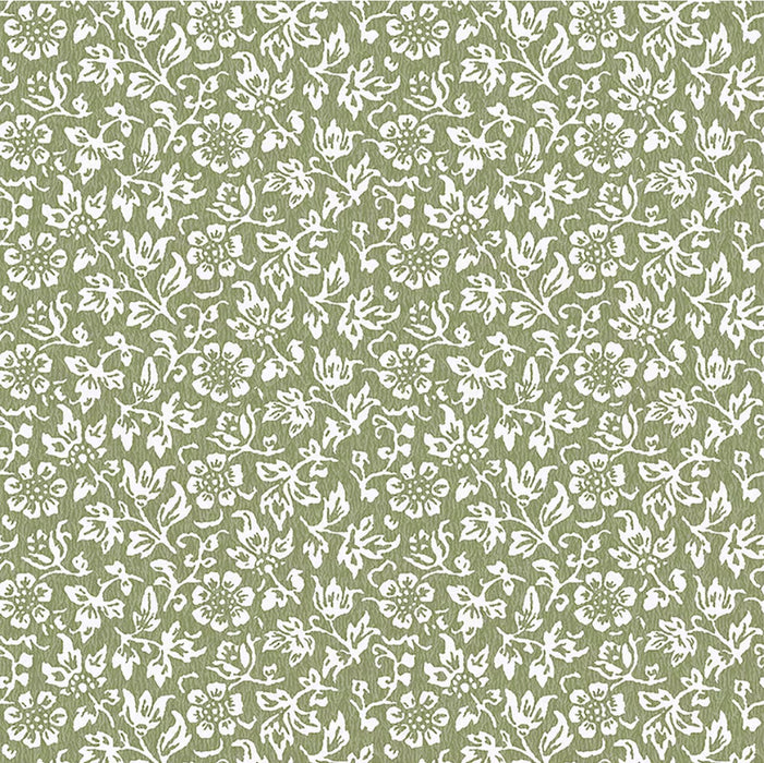 Graham & Brown Sweet Alyssum Green Wallpaper (new)