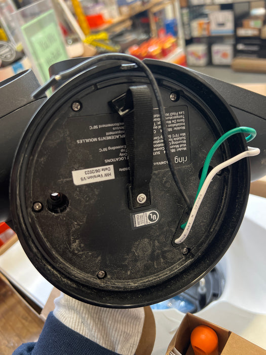 Ring Floodlight Cam Pro Premium Colors with 2K Video and Ring Vision, 2 LED Lights, Dual Band Wi-Fi, and 3D Motion Detection, Black (Used)