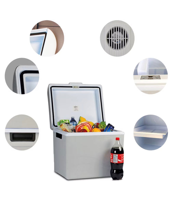 Koolatron 12V Electric Cooler/Warmer 42L (45 qt), Two-Way Design, Gray  (new)