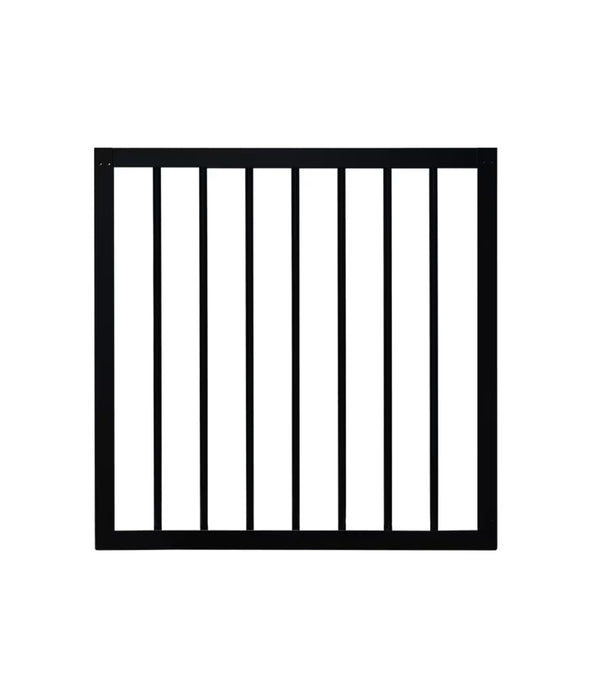 Veranda 36-inch W x 34-1/2-inch H x 1 1/2-inch D Aluminum Railing Pre-Assembled Deck Gate in Black