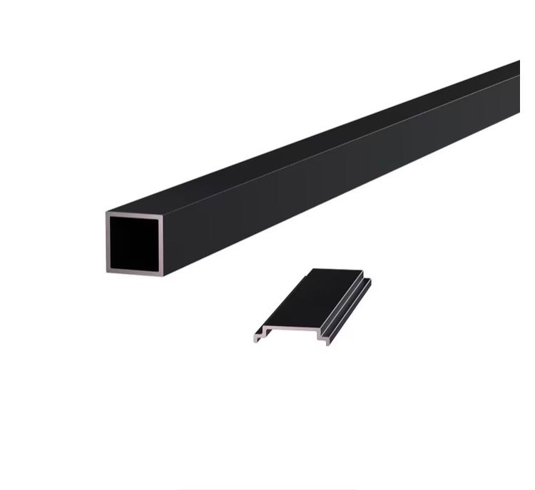 Peak RailBlazers Aluminum Deck Railing - Pickets and Spacers - 4 ft. Matte Black