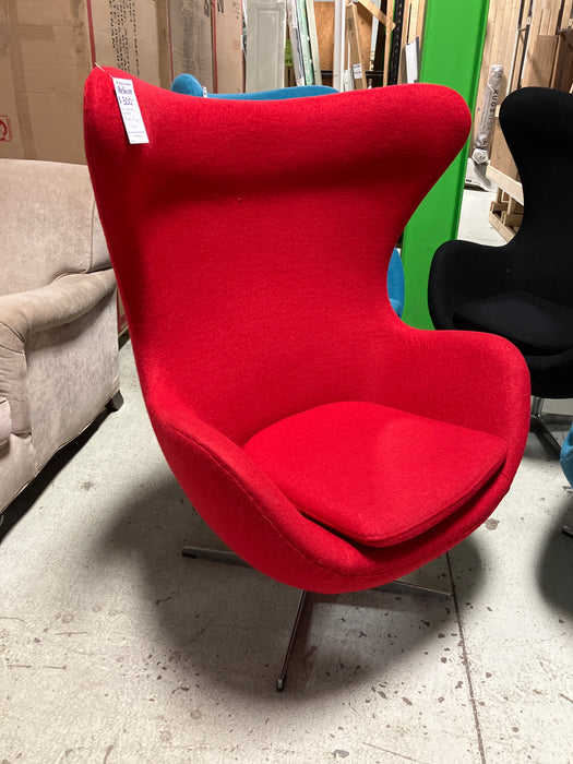 Red egg Chair