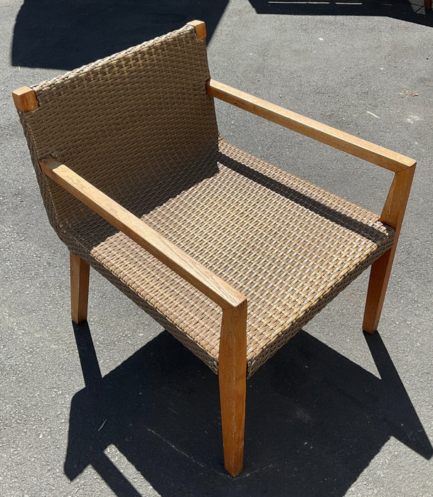 Brown Rattan Chair (Used)