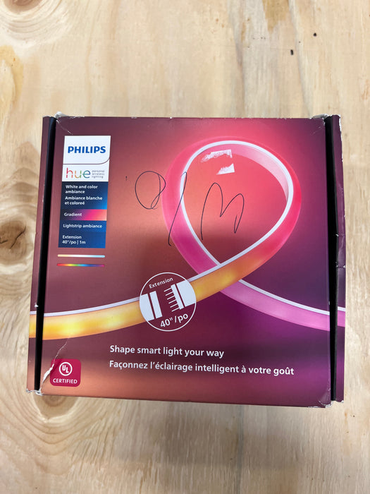 Philips HUE White and Colour Ambiance Gradient Lightstrip Extension (1m) (new)