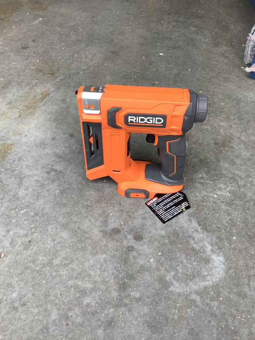 RIDGID 18V Cordless 3/8-inch Crown Stapler (Tool-Only)(New)
