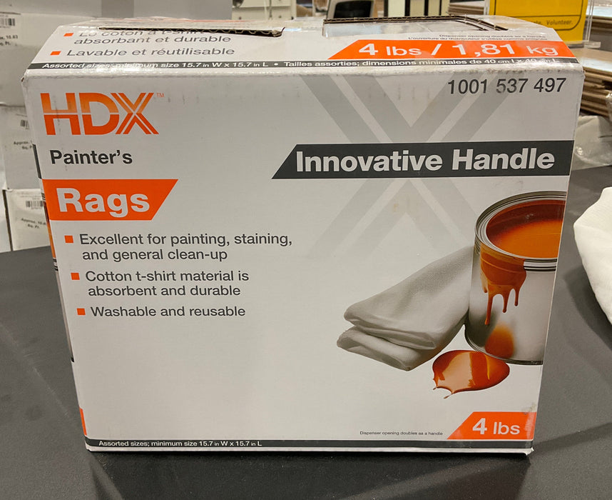 4 lbs Box of Painter's Rags