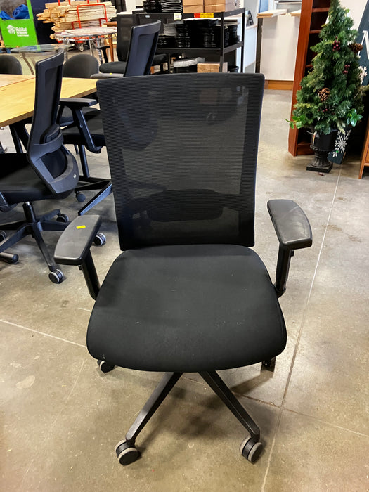 Black Mesh Office Chairs (Used)