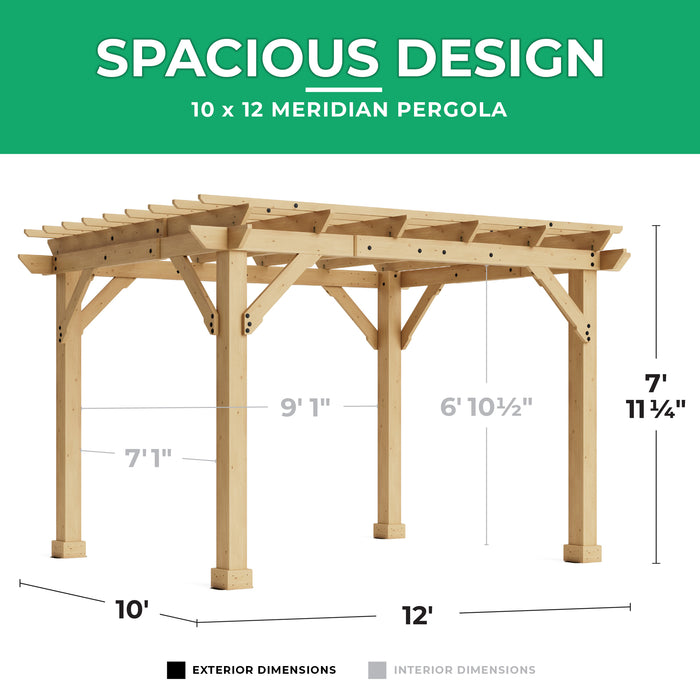 10 ft. x 12 ft. Pergola Gazebo
