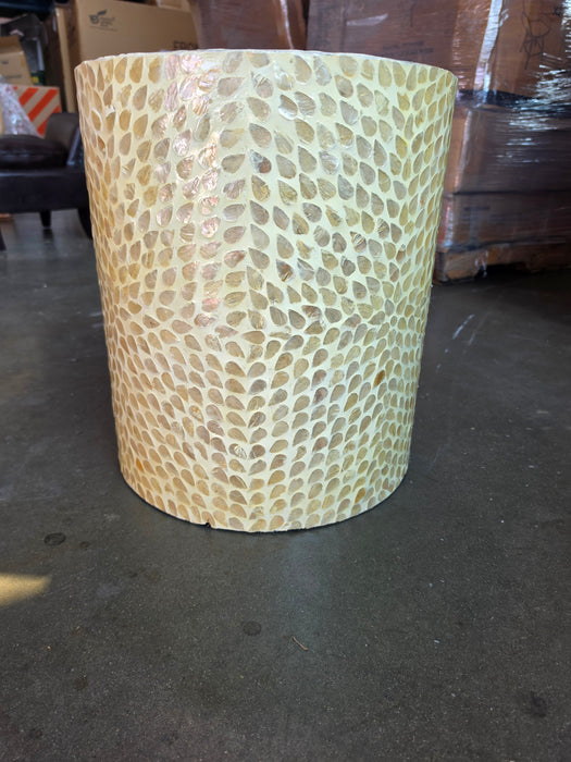 Clarinda Drum End Table - Colour Natural - 1730EC-28NAT