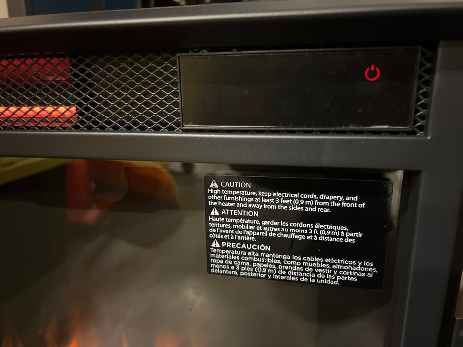 23.5” Real Flame Colour-Changing Fireplace (new)