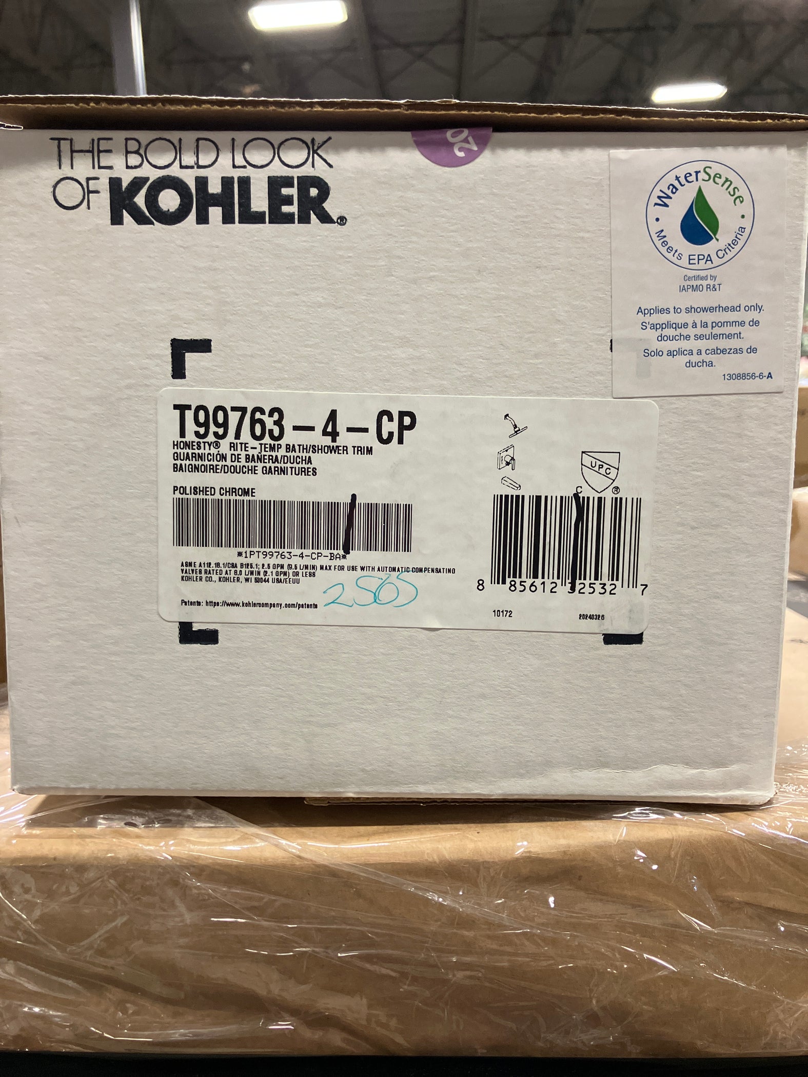 Kohler Rite-Temp Bath Trim Kit Push Button Diverter — Habitat for ...