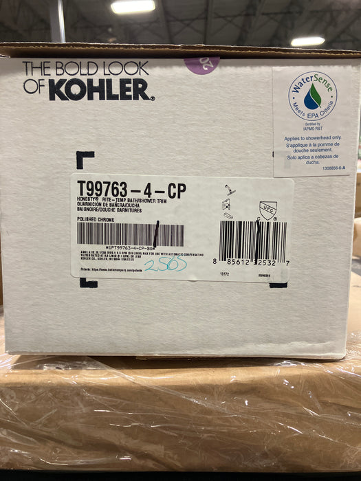 Kohler Rite-Temp® bath and shower trim kit with push-button diverter, 2.5 gpm (new)