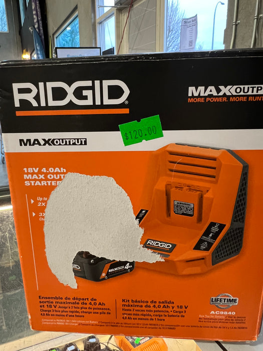 18V Max Output Starter Kit