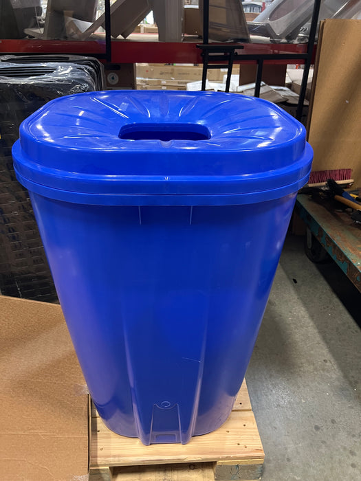 Enviro World 55 gallon Recycling bin Blue (new)