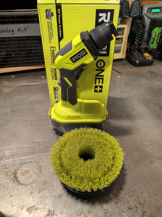 RYOBI 18V ONE+ Cordless Power Scrubber (Tool Only) (lightly used)