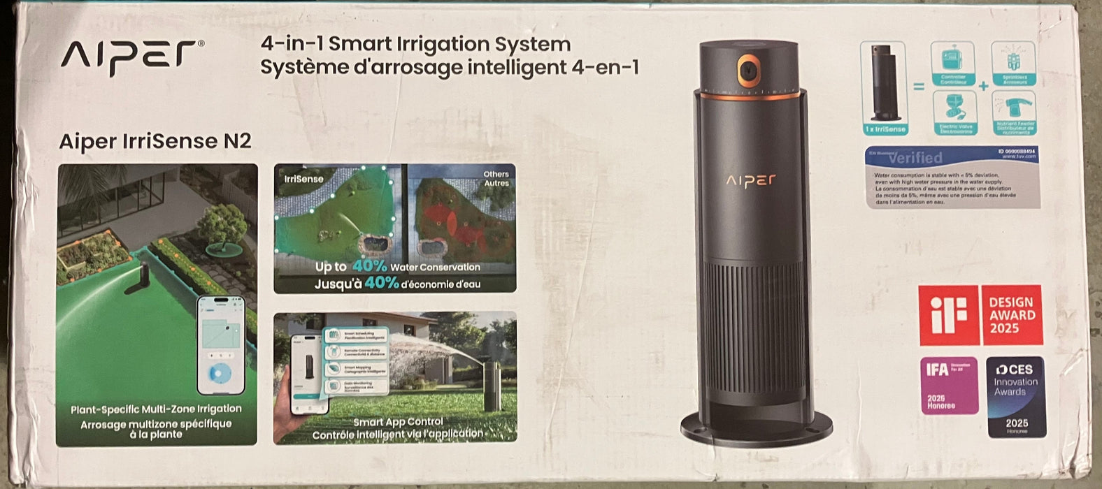 Aiper IrriSense N2 Lawn Smart Sprinkler Irrigation System