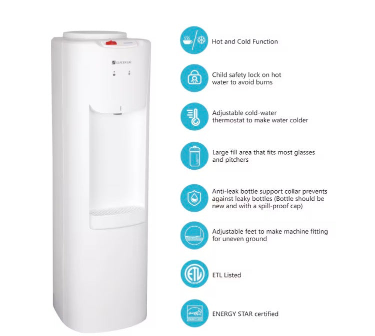 Top Load Floor Standing Water Dispenser (Hot and Cold) (new)