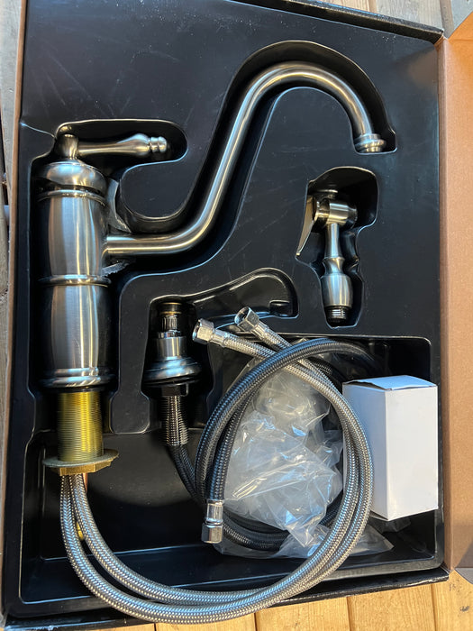 Artisan AF420-SN Premium Satin Nickel Pull-Out Kitchen Sink Faucet (new)