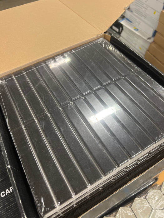 MSI Nero Matte 1 x 6 Stack Black Tile (new)