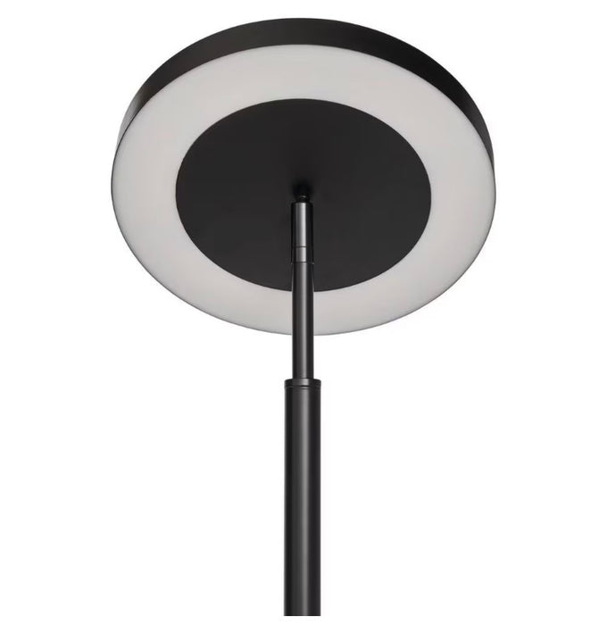 71.65-inch H 1-Light Black Integrated LED Floor Lamp with Adjustable Shades and Touch Dimmer