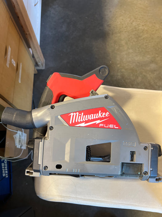 Milwaukee Tool M18 FUEL 18-Volt Lithium-Ion Cordless Brushless 6-1/2 in. Plunge Cut Track Saw (Tool-Only) (lightly used missing dust bag)
