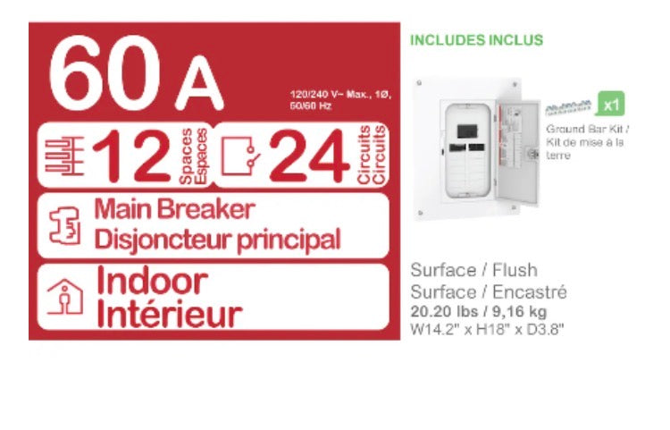 Schneider Electric Homeline Loadcentre (Cover Only)