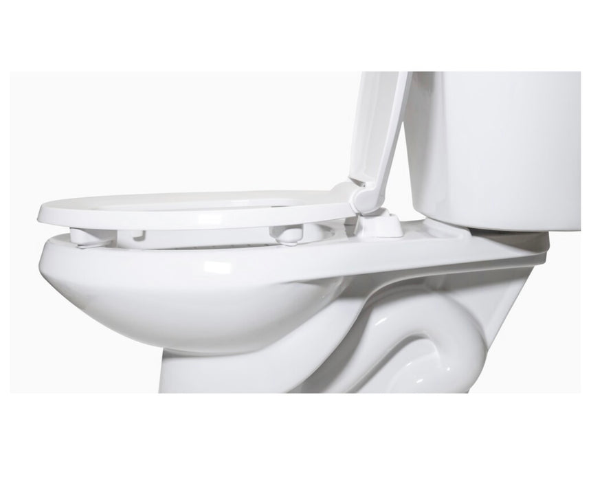 Centoco ADA Compliant 2 inch Raised Elongated Open Front with Cover Toilet Seat in White  (new)