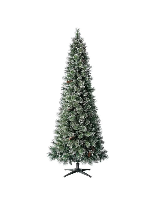 Home Accents Holiday 7ft. Pre-Lit 300L Micro Dot LED Warm White Frosted Sparkling Pine (new)