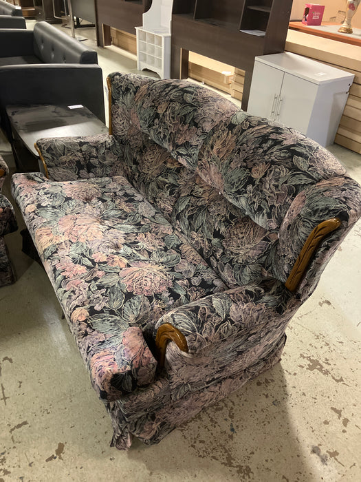 Floral Loveseat (used)